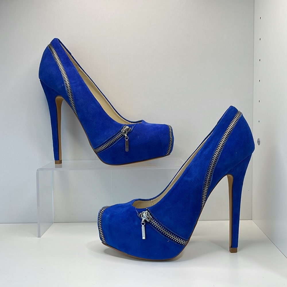 Colin Stuart Blueberry High Heel Platforms Size 8.5